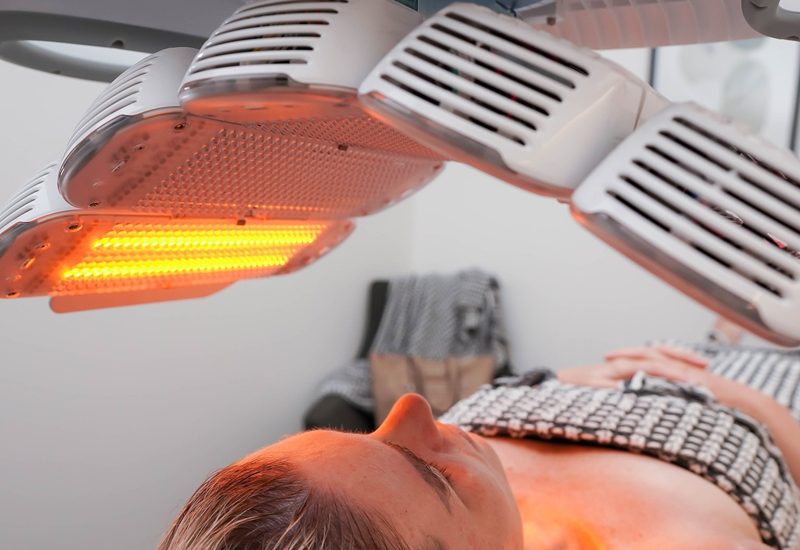 LED Light Therapy in action!